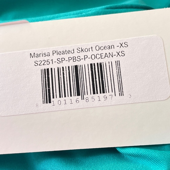 Amy Sport Ocean Green MARISA Pleated Skort Golf Skirt - NWT - Picture 9 of 9